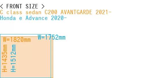 #C class sedan C200 AVANTGARDE 2021- + Honda e Advance 2020-